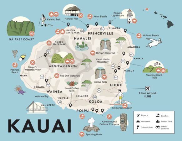Kauai_Tourist_Map
