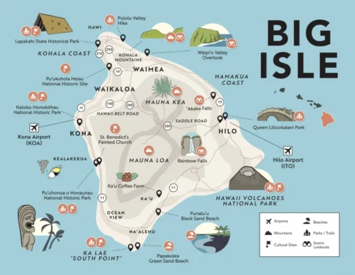 Hawaii-Island_Tourist_Map